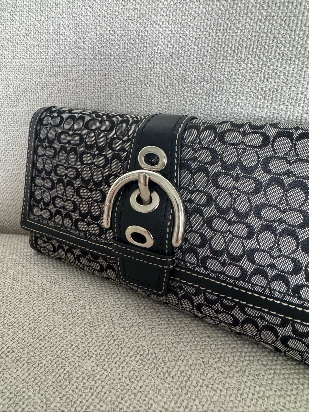 Coach Soho Buckle Wallet with Checkbook
